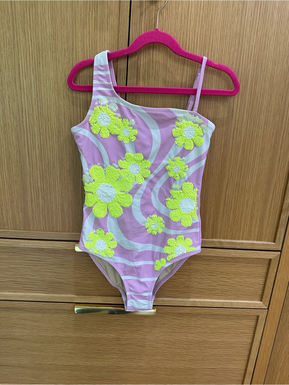 Shade Critters Flip Sequin Lilac Swirl Swim, Size 10